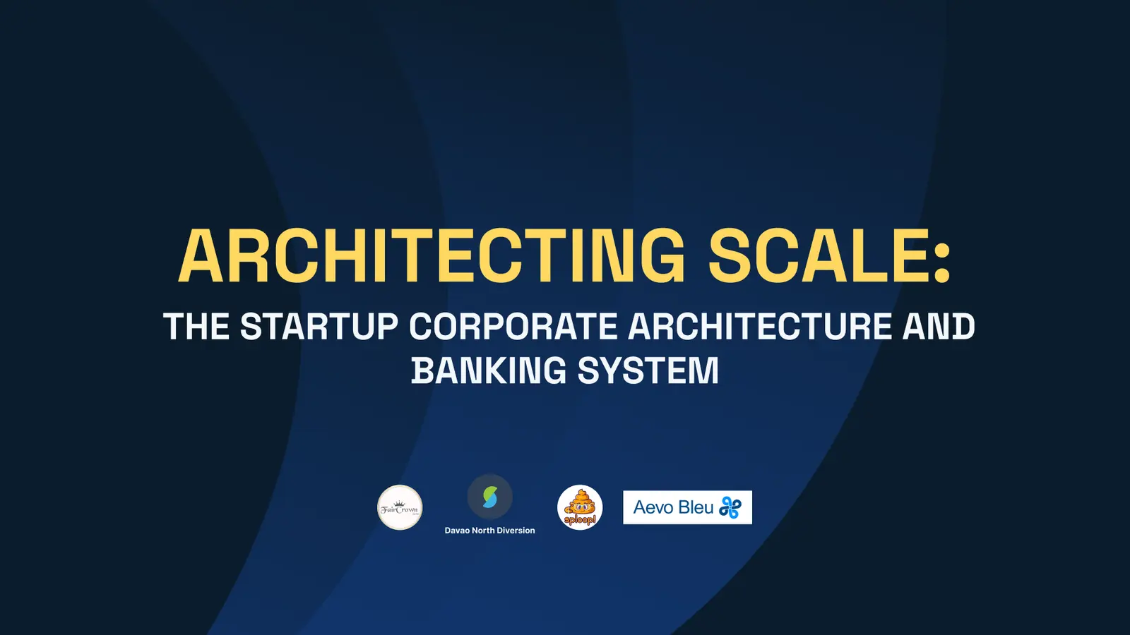 Architecting Scale corporate briefing banner