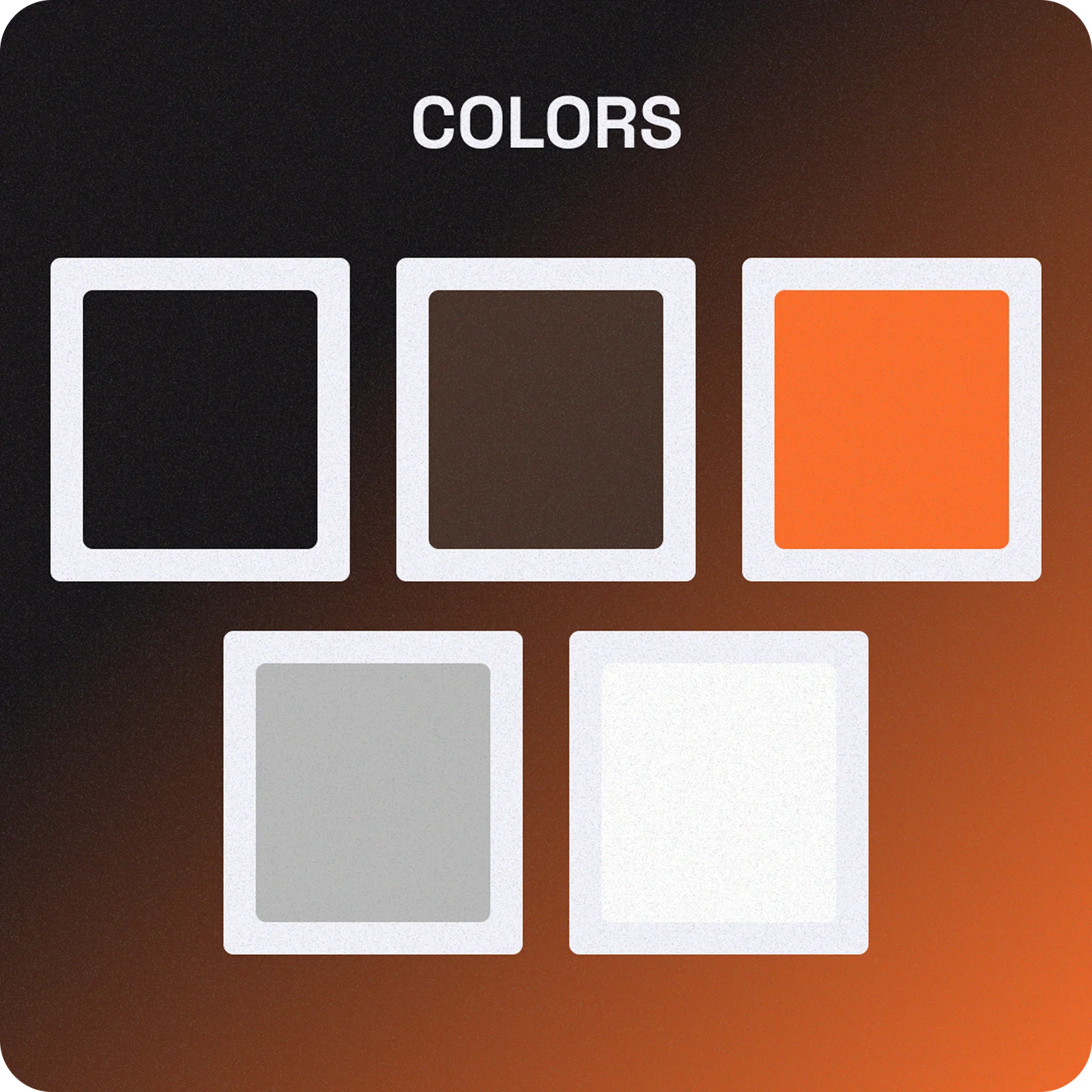 Off the Record — brand color palette swatches