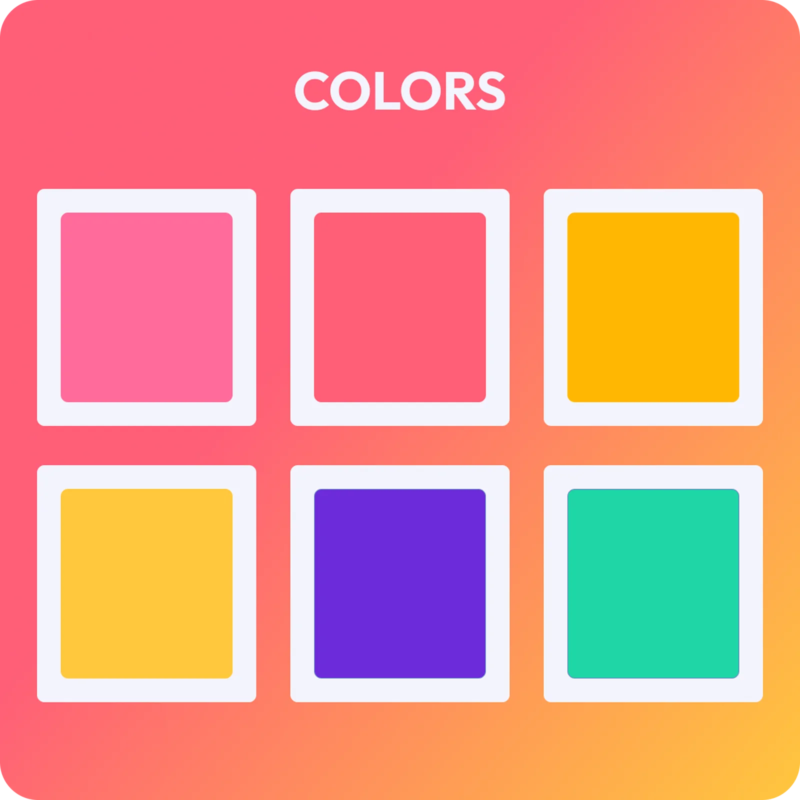 Run for Love — brand color palette swatches